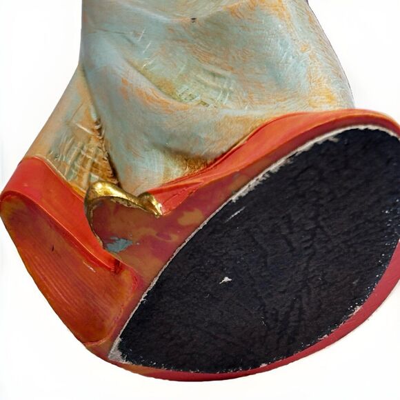 Vtg Fontanini Depose Italy Winged Angel 6.25" Violin Figurine #363 Spider Mark - Picture 6 of 6